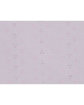 Summer Time 3 Hole Broderie Anglaise, Pink