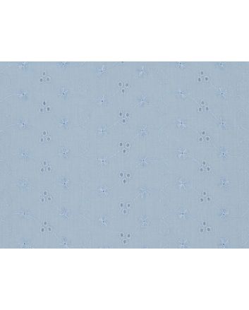 Summer Time 3 Hole Broderie Anglaise, Sky
