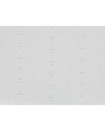 Summer Time 3 Hole Broderie Anglaise, White
