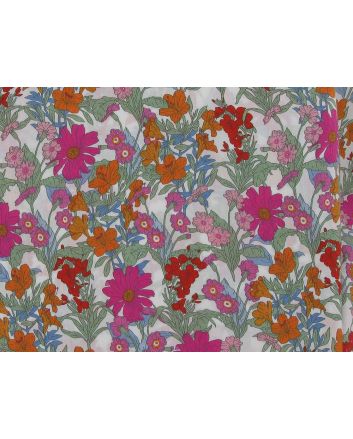 Summers Song Pima Cotton Print, Pink