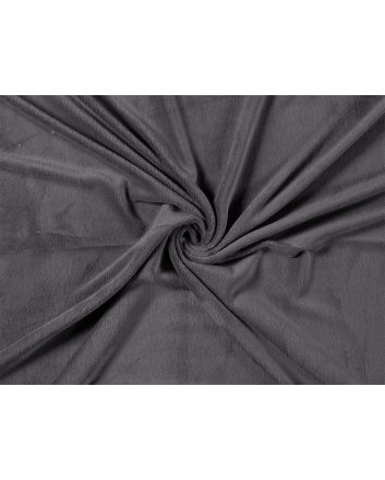 Super Soft Coral Fleece, Taupe Grey