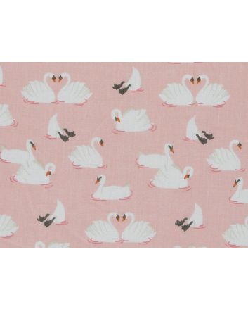 Swan Dive Polycotton Print, Blossom