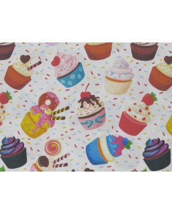 Sweet Treats Quilters Cotton, Cupcakes