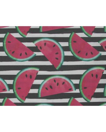 Sweet Treats Quilters Cotton, Watermelon Stripe