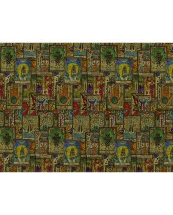 Tarot Cards Cotton Jersey Print
