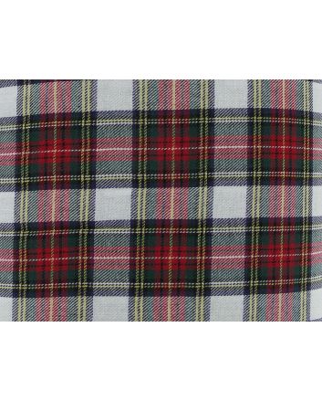 Tartan Brushed Cotton, Stewart White