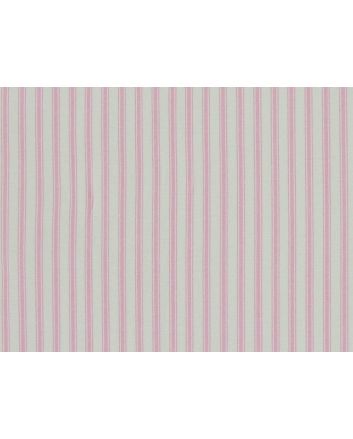 Ticking Stripe Cotton Poplin, Pink