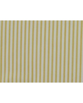 Ticking Stripe Cotton Poplin, Yellow