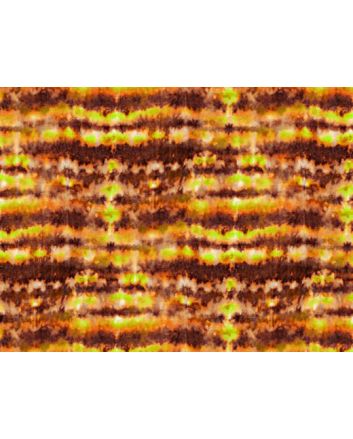 Tie Dye Look Cotton Print, Wave, Yellow