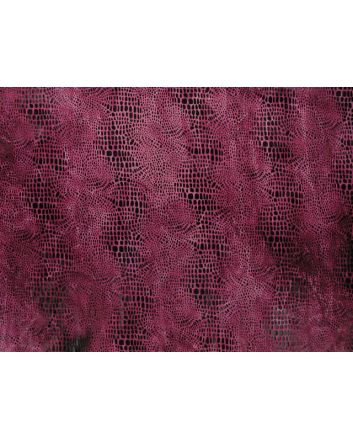 Tie Dyed Velour - Fuchsia