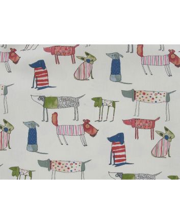 Toto Cotton Curtain Fabric, Paintbox