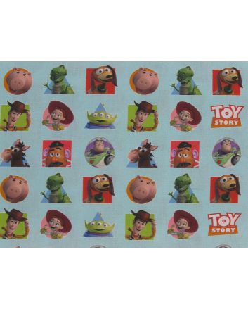 Toy Story Patches Digital Cotton Print