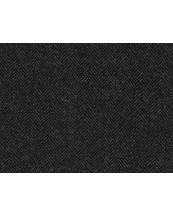 Treno Herringbone Italian Wool Mid Grey