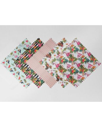 Tropical Hula Cotton Fat Quarters 5 Pack