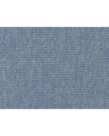 Tubular Ribbed Jersey, Blue Melange