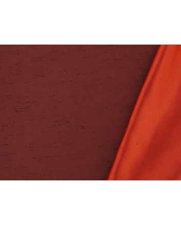 Two Tone Dupion - Blood Red