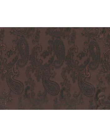 Two Tone Jacquard Paisley Lining, Brown