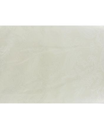 Two Tone Jacquard Paisley Lining, Cream
