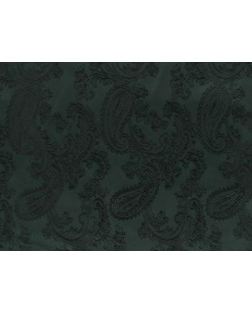 Two Tone Jacquard Paisley Lining, Emerald