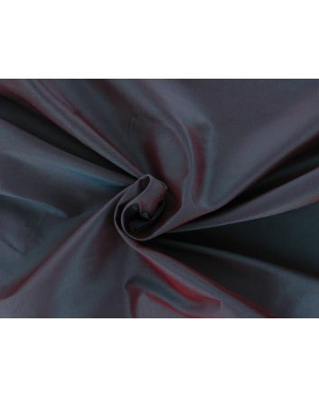 Two Tone Silk Taffeta, Azure Ruby