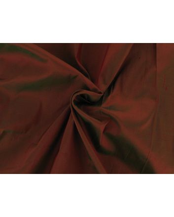 Two Toned Silk Dupion, Meadow Copper