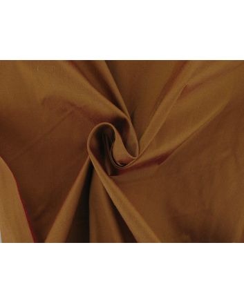 Two Toned Silk Dupion, Rust