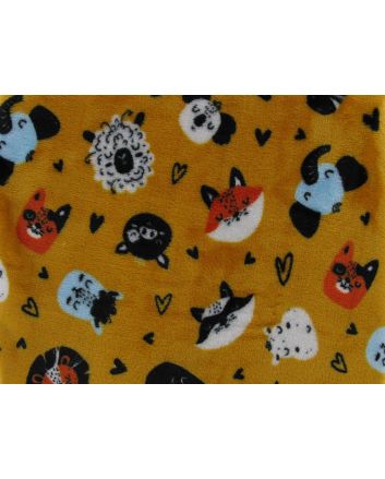 Ultra Soft Cuddle Fleece, Animal Love