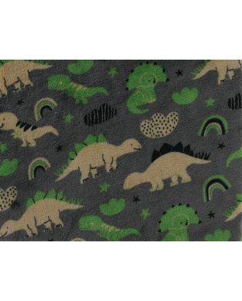 Ultra Soft Cuddle Fleece, Dandy Dinosaurs