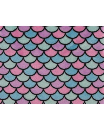 Ultra Soft Cuddle Fleece, Mermaid Scales