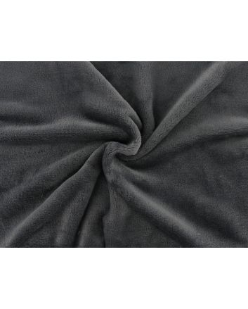 Ultra Soft Plain Cuddle Fleece, Dark Grey