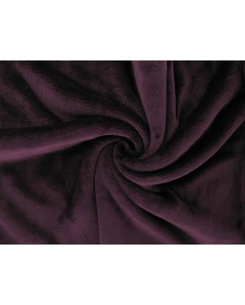 Ultra Soft Plain Cuddle Fleece, Wine