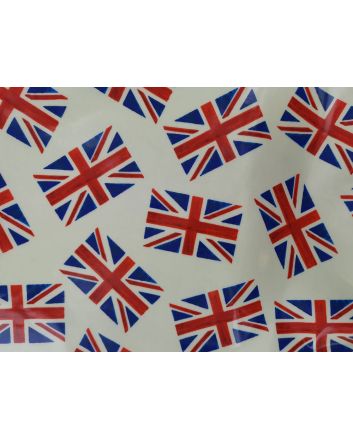 Union Jack Oil Cloth Tablecloth Fabric