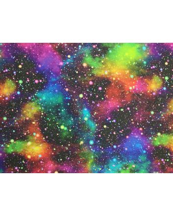 Universe Digital Cotton Print, Starburst