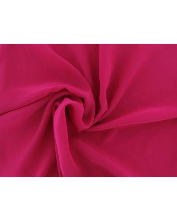 Vibrant Crepe de Chine, Cerise