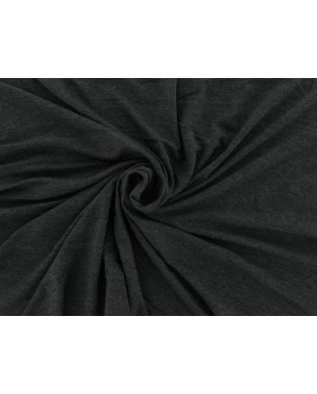 Viscose Jersey, Dark Grey Marl
