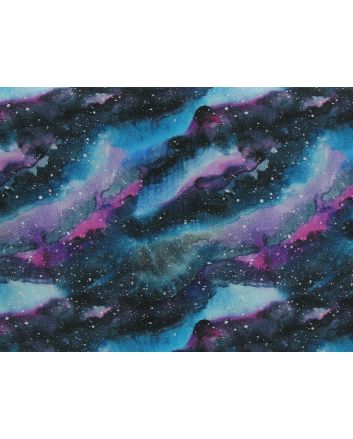 Watercolour Galaxy Cotton Print
