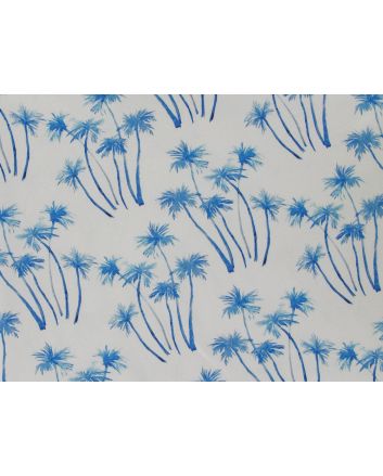 Watercolour Palm Trees Cotton Jersey