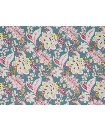 Westberry Cotton Curtain Fabric, Sweetpea