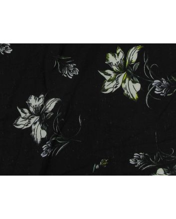 White Rose Viscose Voile