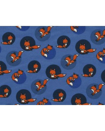Wiley Fox Cotton Jersey, Royal