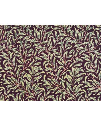 Willow Bough Cotton Print, Damson