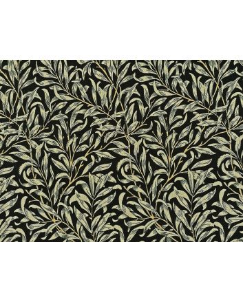 Willow Bough Cotton Print, Ebony