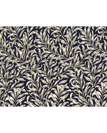 Willow Bough Cotton Print, Navy