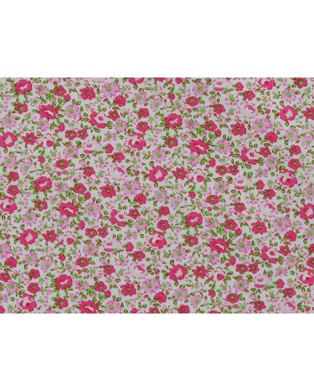 Wiltshire Mini Garden Walk Cotton Poplin Print, Pink