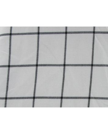 Window Pane Check Polyviscose Suiting