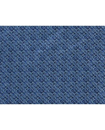 Woven Narrow Width Silk, Blend, Blue