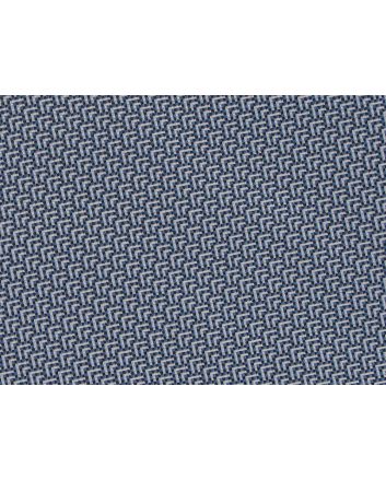 Woven Narrow Width Silk, Chevron, Blue