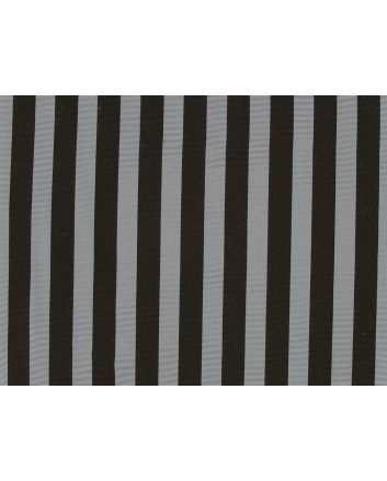 Woven Narrow Width Silk, Contrast Stripe