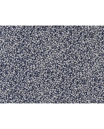Woven Narrow Width Silk, Crackled, Blue