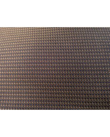 Woven Narrow Width Silk, Grid, Copper